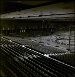 Empty Auditorium Seating in Front of Barnum and Bailey Circus Construction, Tampa, Florida, G by George Skip Gandy IV