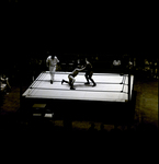 Men Wrestling in Wrestling Ring, Tampa, Florida by George Skip Gandy IV