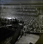 Sitting and Standing Crowd Surrounding Boxing Ring, Tampa, Florida, B by George Skip Gandy IV