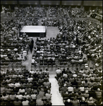 Sitting Crowd Surrounding Boxing Ring, Tampa, Florida by George Skip Gandy IV