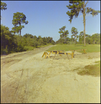 Fire Hydrant Surrounded by Water Department Barricades, Tampa, Florida, D by George Skip Gandy IV