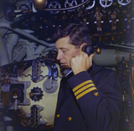 Thomas LeRoy Collins Jr. in Uniform Inside a Submarine, Tampa, Florida by George Skip Gandy IV