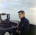 Thomas LeRoy Collins Jr. Aboard a Submarine, Tampa, Florida, A by George Skip Gandy IV