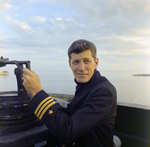 Thomas LeRoy Collins Jr. Aboard a Submarine, Tampa, Florida, F by George Skip Gandy IV