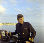 Thomas LeRoy Collins Jr. Aboard a Submarine, Tampa, Florida, I by George Skip Gandy IV