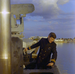 Thomas LeRoy Collins Jr. On Deck of a Submarine, Tampa, Florida by George Skip Gandy IV