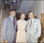 First Lady Rosalynn Carter with Governor Bob Graham and Unknown Man, B by George Skip Gandy IV