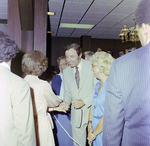 Rosalynn Carter Shakes Hands at Holiday Inn After Speech by George Skip Gandy IV