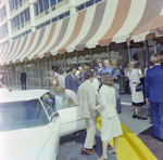 Rosalynn Carter Speaks to Car Occupant by George Skip Gandy IV