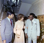 Rosalynn Carter and Bob Graham Greeting a Man by George Skip Gandy IV