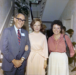 Rosalynn Carter Poses with Roger Nichols and an Unknown Woman. by George Skip Gandy IV