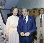 Rosalynn Carter Poses with an Unknown Man in a Blue Suit, E by George Skip Gandy IV