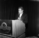 A Businessman Giving a Speech at the Harbour Island Hotel