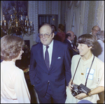 First Lady Rosalynn Carter Talks to Unknown Man and Photographer, A by George Skip Gandy IV