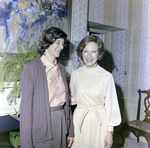 First Lady Rosalynn Carter Poses with an Attendee by George Skip Gandy IV