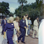 Rosalynn Carter Walks with a Group During Tampa Museum of Art Opening Ceremonies by George Skip Gandy IV