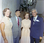 Rosalynn Carter and Bob Graham Posing with Adrian Bacon and Unknown Woman by George Skip Gandy IV