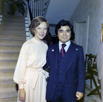 Rosalynn Carter Poses with an Unknown Man in a Blue Suit, D by George Skip Gandy IV