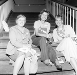 Three Sitting Women Pose on a Staircase by George Skip Gandy IV