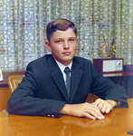 Francis Corr's Son Sitting at a Desk, B by George Skip Gandy IV