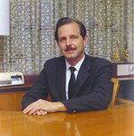 Portrait of Man in Apollo Beach Developer Francis Corr's Office, G by George Skip Gandy IV