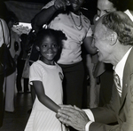 Jack Eckerd Shakes Child's Hand by George Skip Gandy IV