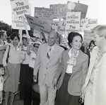 Jack Eckerd and Paula Hawkins with Sign-Wielding Supporters, A by George Skip Gandy IV