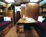 Living Area inside an Endeavour Yacht, A by George Skip Gandy IV