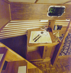 Desk inside an Endeavour Yacht, B by George Skip Gandy IV