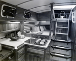 Ladder and Galley on Endeavour Yacht, F by George Skip Gandy IV