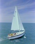 Endeavour Yacht on the Water, AD by George Skip Gandy IV