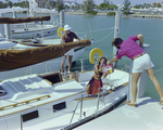 Deck on an Endeavour Yacht, B by George Skip Gandy IV