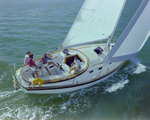 Endeavour Yacht on the Water, BW by George Skip Gandy IV