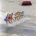 Seven Water Ski Dancers During a Performance, Winter Haven, Florida by George Skip Gandy IV