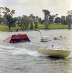 Two Water-Skiers Fall After Ramp, Winter Haven, Florida by George Skip Gandy IV