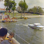 Eight Water-Skiers Prepare for Takeoff, Winter Haven, Florida by George Skip Gandy IV