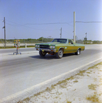 Modified 1970 Chevrolet El Camino SS Vehicle on Road, Front View, B by George Skip Gandy IV