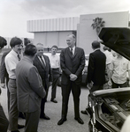 John S. Allen and Engineering Students Examine Clean Air Race Vehicle, A by George Skip Gandy IV