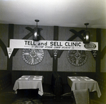 Tell and Sell Clinic Banner, Dancey Co 1972 Executive Sales Seminar, A by George Skip Gandy IV