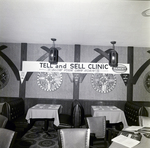 Tell and Sell Clinic Banner, Dancey Co 1972 Executive Sales Seminar, C by George Skip Gandy IV