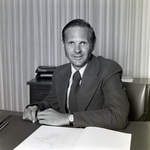 Portrait of Edward Halvorsen at Desk, A by George Skip Gandy IV