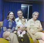 Family Photo of Richard "Dick" Davis, Glenda Davis, Baby, and Mother, A by George Skip Gandy IV