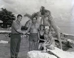 Group Wearing Bathing Suits Poses by a Pool, Davis Islands Optimist Club by George Skip Gandy IV