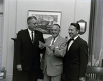 Dr. Delo Receiving Check from Dio Nix of Gulf Oil, Del Monte Corp, A by George Skip Gandy IV