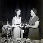 Two Attendees Hold a Bowl, Delta Delta Delta Sorority Banquet, A by George Skip Gandy IV