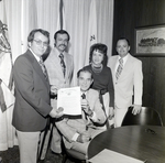 Group of Officials Presenting a Document, B by George Skip Gandy IV