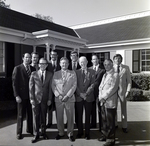 Group Photograph in Front of Building, B by George Skip Gandy IV