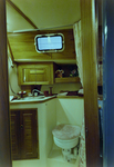 Endeavour Yacht Interior Restroom With Flowers Theme, A by George Skip Gandy IV