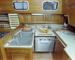 Endeavour Yacht Interior Kitchen, B by George Skip Gandy IV