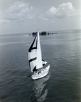 Endeavour 38 Yacht With Patterned Sails, C by George Skip Gandy IV